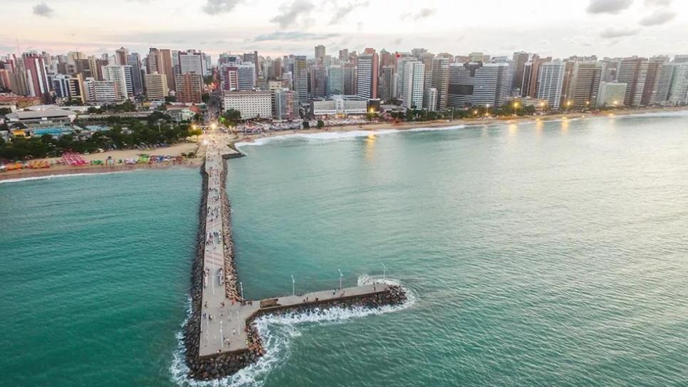 Flat Vista Mar No Meireles Na Beira Mar De Fortaleza 905 Luaran gambar
